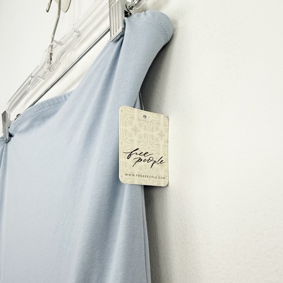 Free People Onda Tube Midi Dress Ballad Blue Size Medium New with Tags - Picture 4 of 11